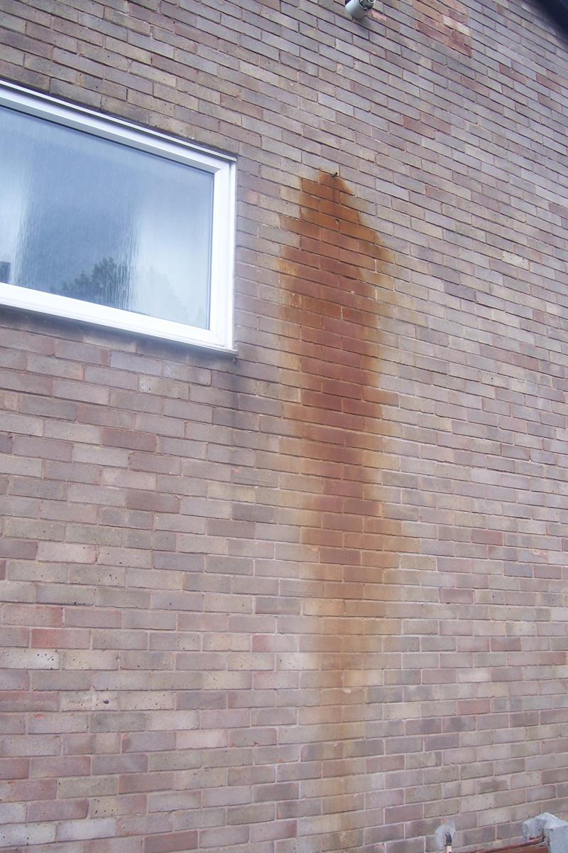 rust stains to external (generally porous) brickwork DIYnot Forums