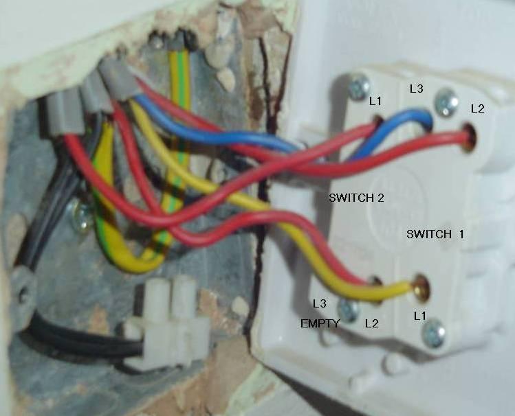 Help With Replacing Double Light Switch