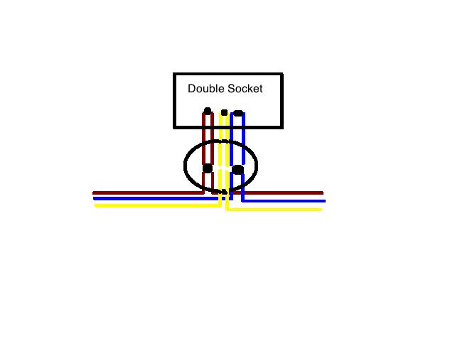 Adding A Socket Using Only One Junction Box DIYnot Forums