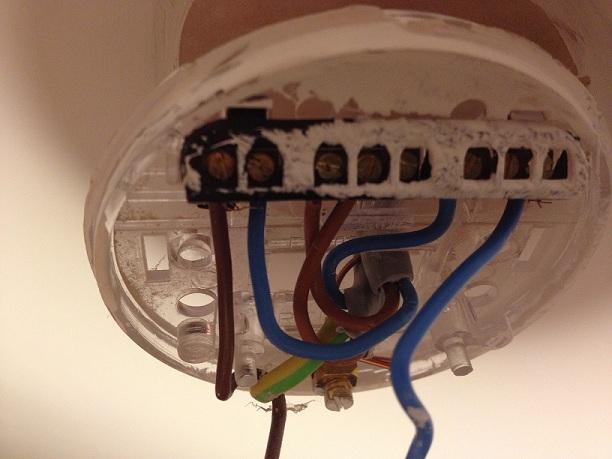 Replacing Light Fitting With Unusual, How To Wire A New Light Fixture Uk
