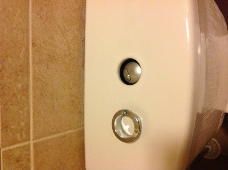 Flush button stuck down DIYnot Forums