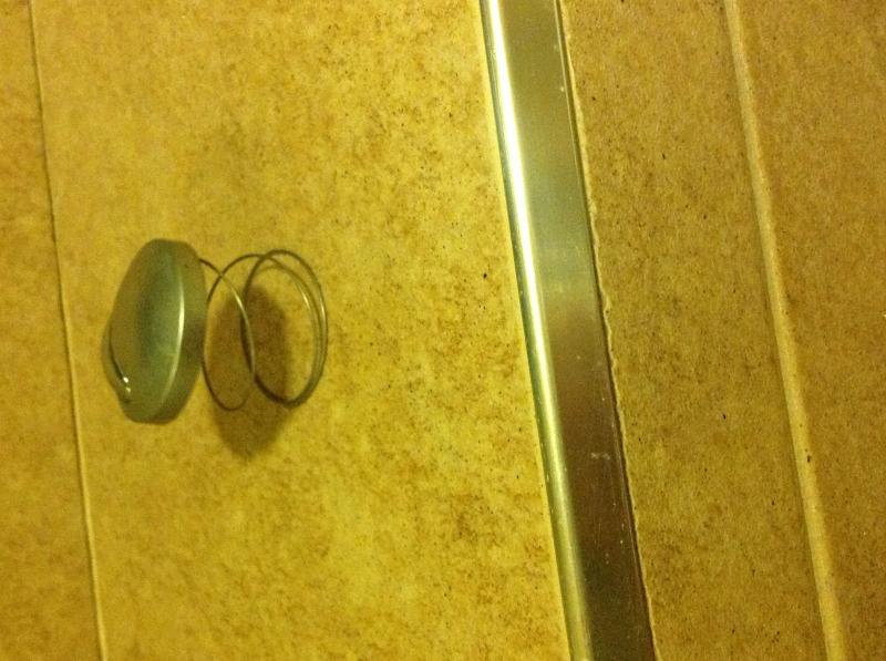 Flush button stuck down DIYnot Forums