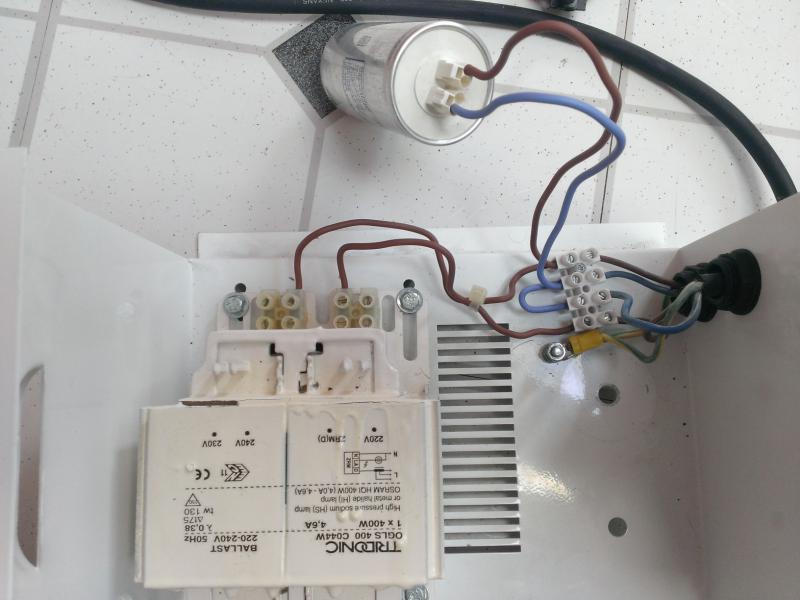 How to fix a ignitor to a Tridonic OGLS CO44W 400w Ballast DIYnot Forums