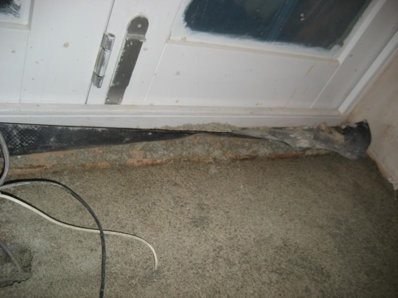What to do with DPC under patio doors DIYnot Forums