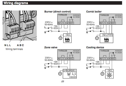 Replacing a Randall 4033 with a homexpert THR872CUK ... 2 wire zone valve diagram 