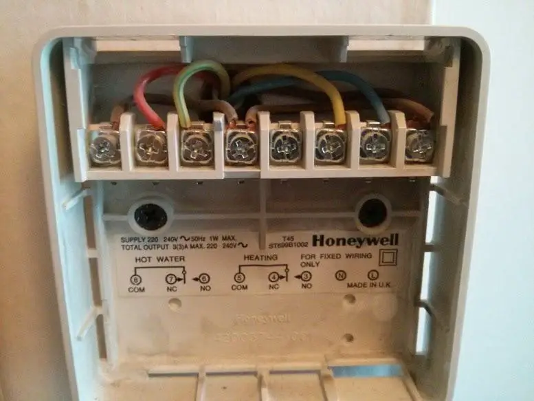 Honeywell st699 to st9400 install | DIYnot Forums 5 wire to 4 thermostat wiring diagram 