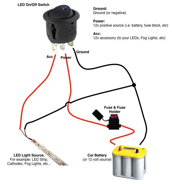 Wiring 12v Switch to LED Controller | DIYnot Forums