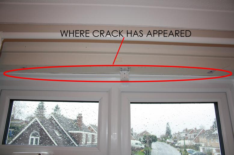 Cracks appearing around new upvc window Is this normal?! DIYnot Forums
