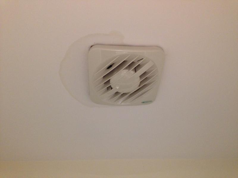 Leaking Ceiling Extractor Fan | Shelly Lighting
