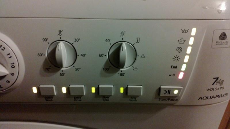Hotpoint WDL5490 All Lights On not Flashing DIYnot Forums