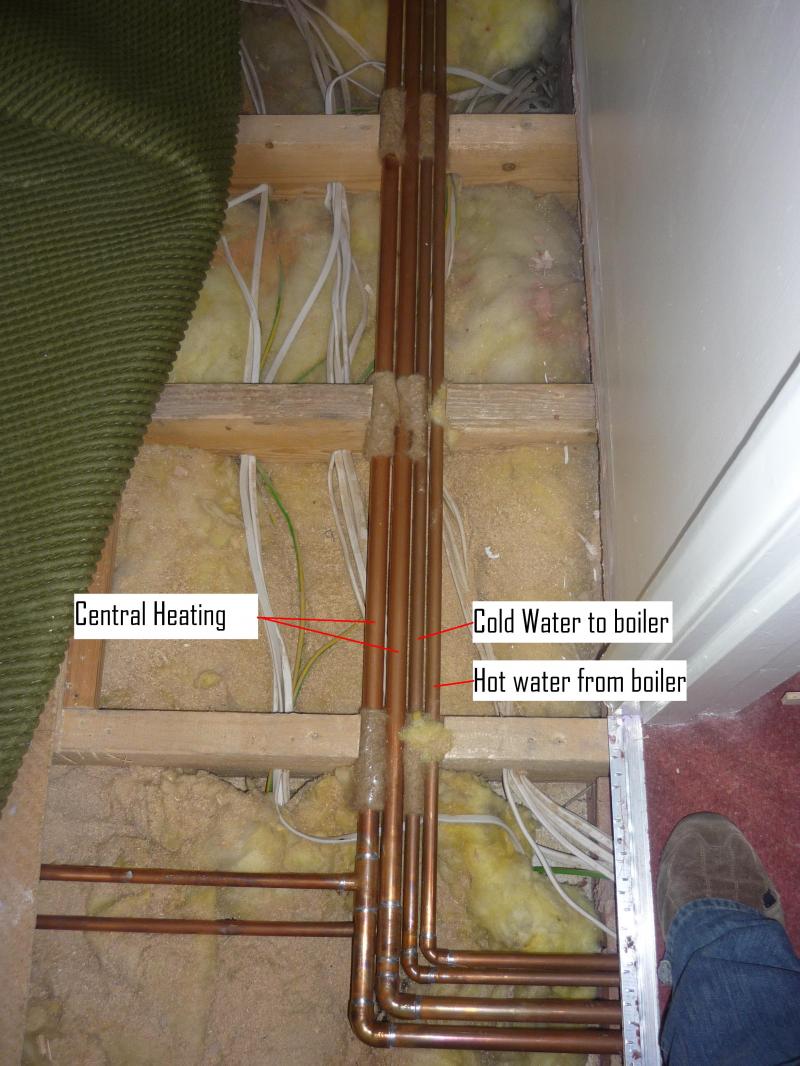 Routing all pipes together? | DIYnot Forums