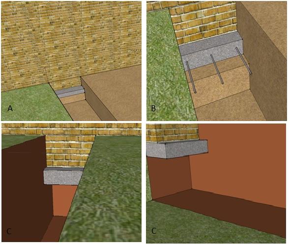 Abutting a new and old foundation depth DIYnot Forums