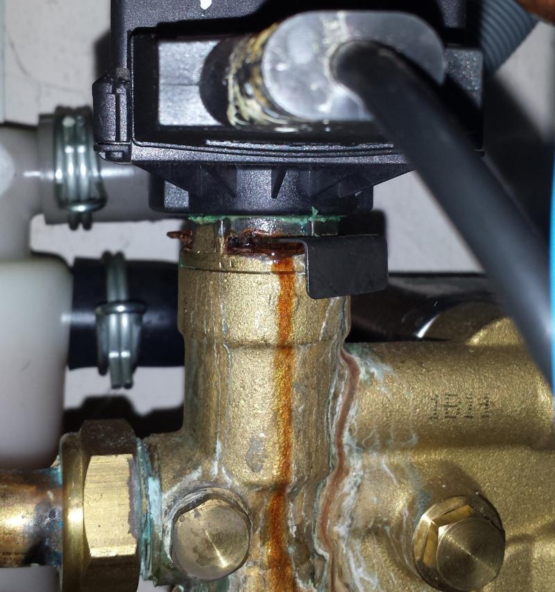 Potterton HE28 diverter leak DIYnot Forums