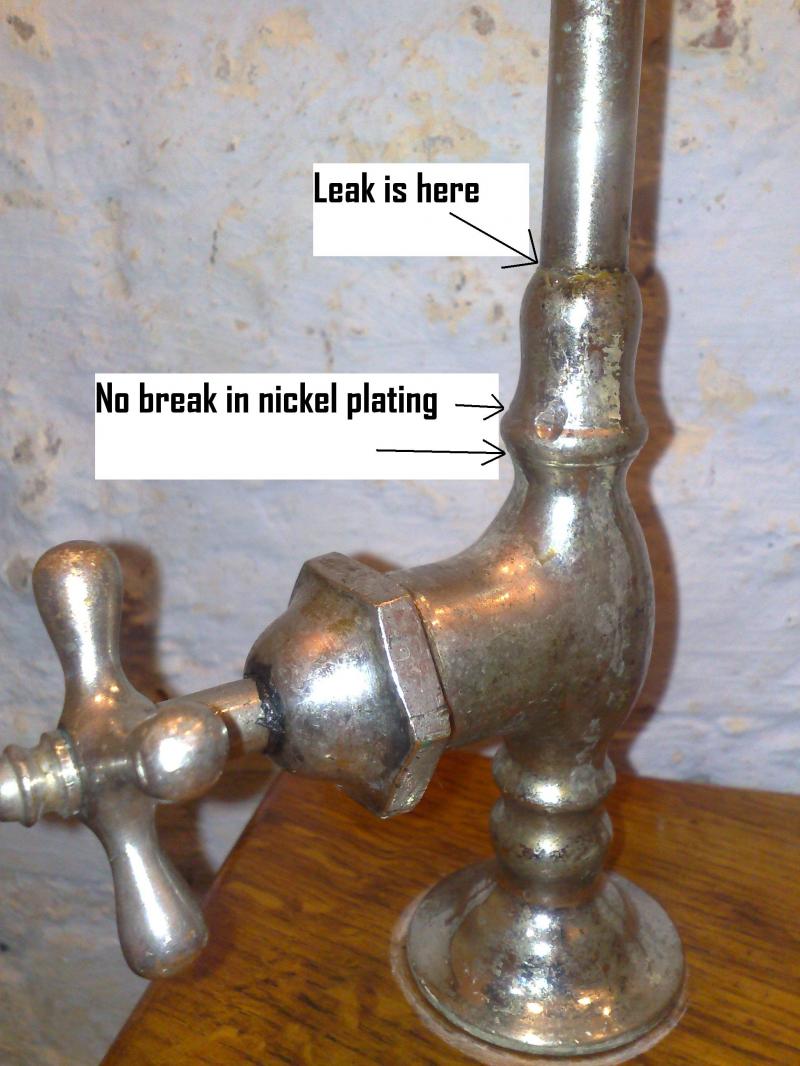 How stop gravity leak where tap spout meets body DIYnot Forums