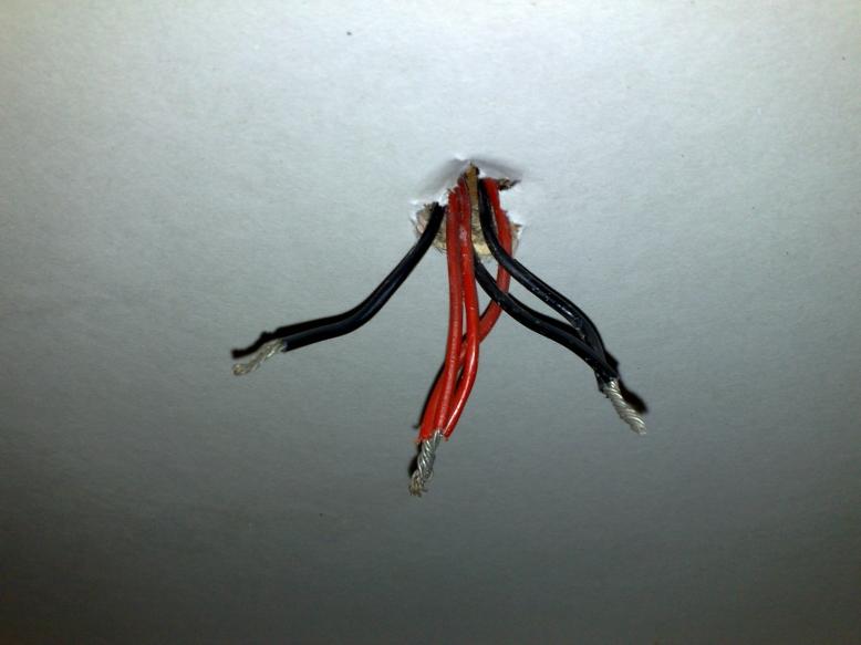 Replace Ceiling Light Fixture Diynot Forums - Ceiling Fixture 2 Red Wires