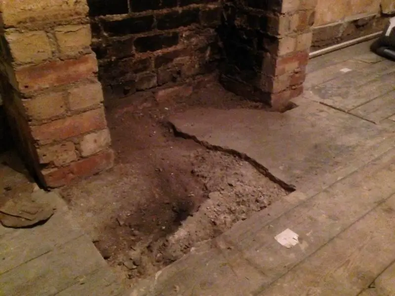 Repairing Concrete Fireplace Hearth, How To Fix A Damaged Fireplace Surround