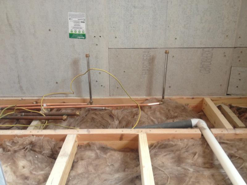 Best way to hide pipes to towel rail radiator.. | DIYnot Forums