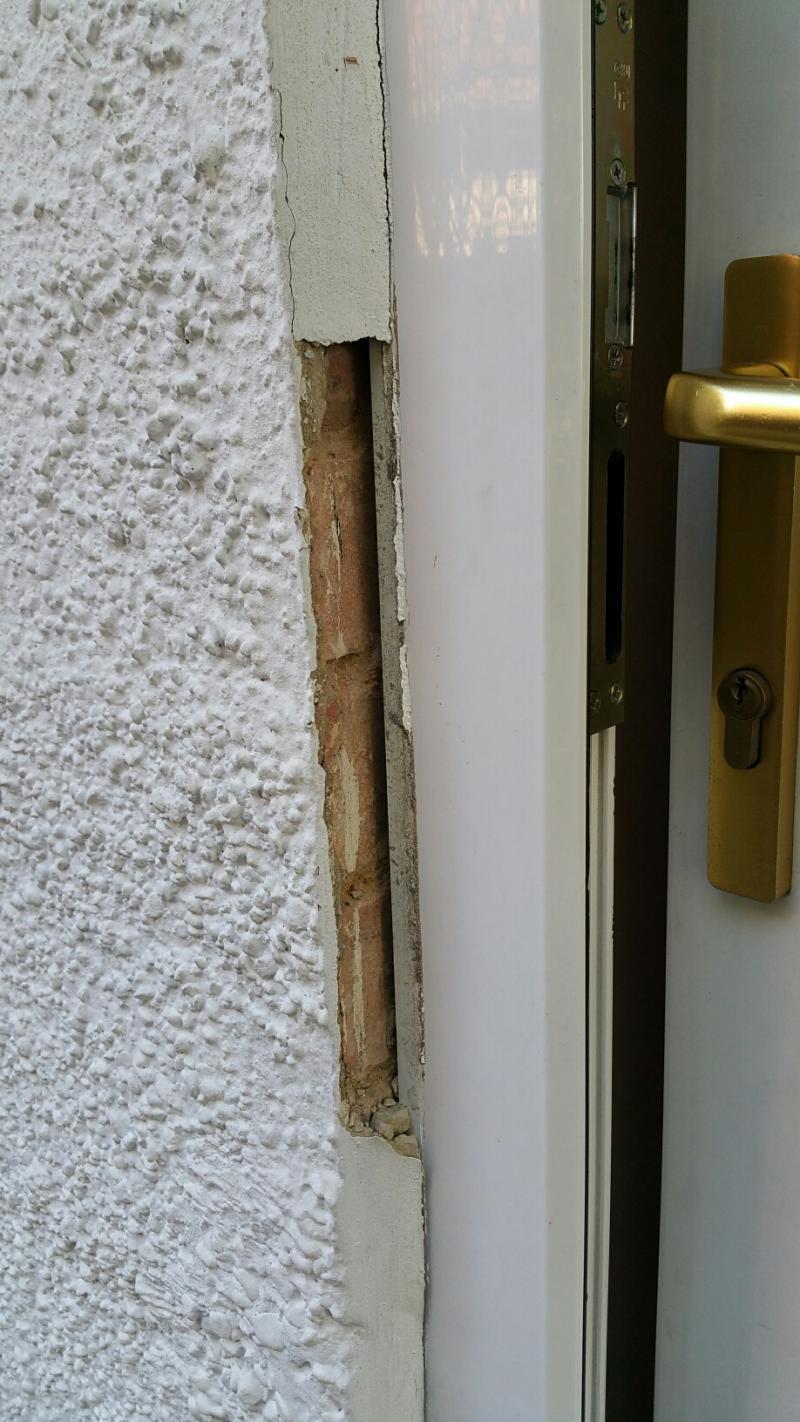Replacing mortar around external door frame DIYnot Forums