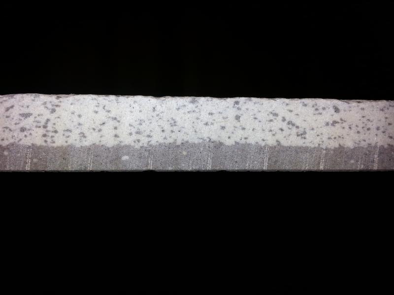 How to hide the 'biscuit layer' on tile upstands? | DIYnot Forums