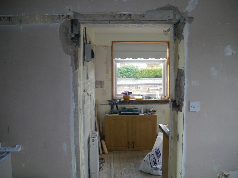 Utility room entrance