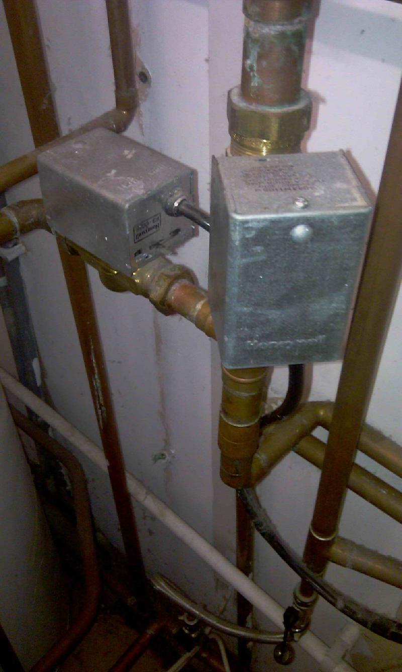 valve in cupbard