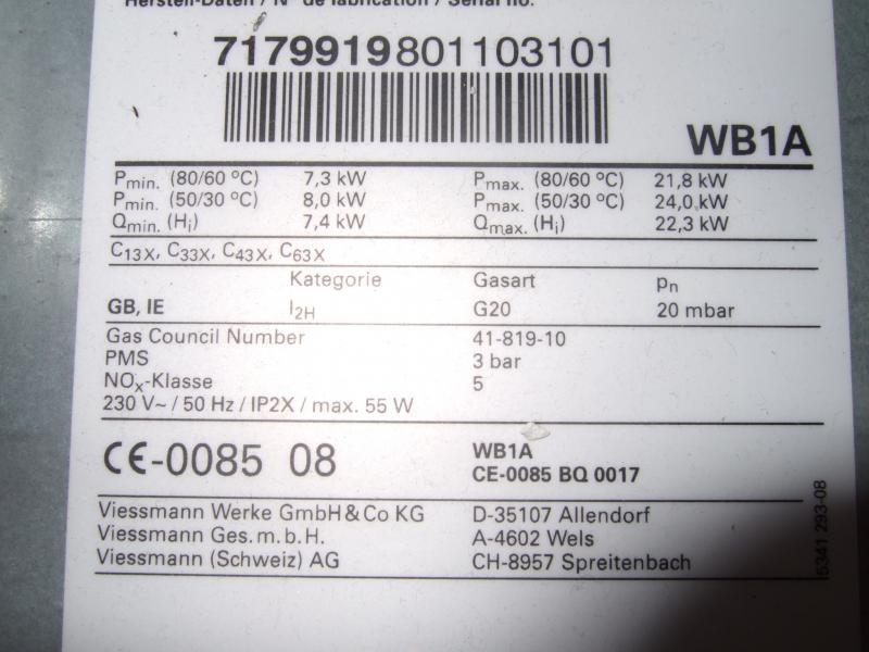 Vitodens 100 Sticker