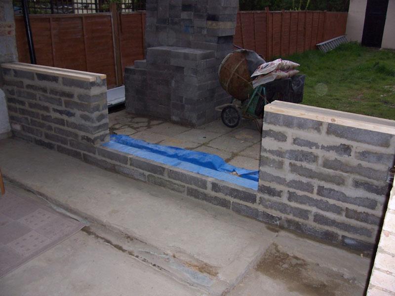 Wall finished ready for windows and doors