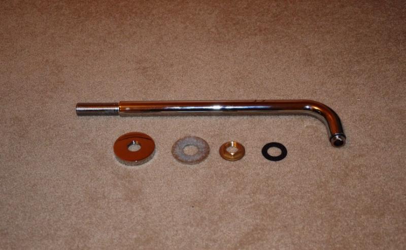 Wall mounted shower arm