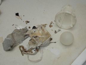 Washing machine - debris