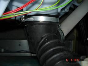 washing Machine drain in situ