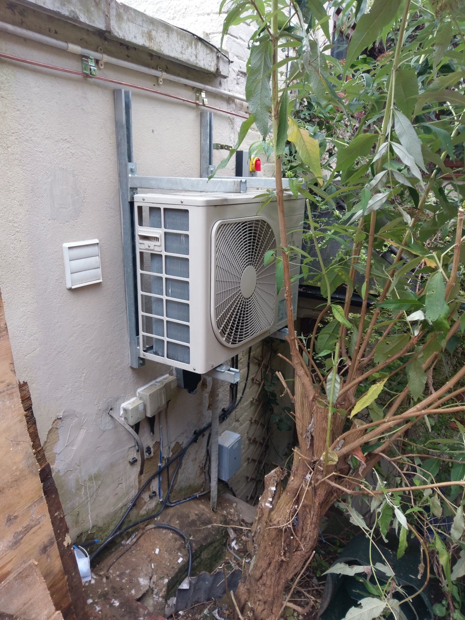 Workshop condenser in place