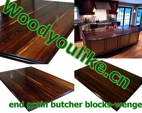 Worktops Am. Black Walnut wood block Worktops Am.