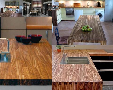 Worktops Am. Black Walnut wood block Worktops Am.