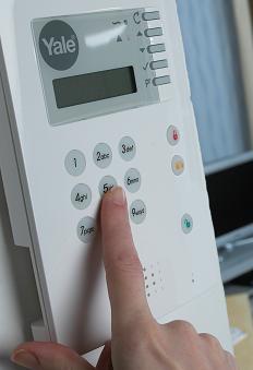 YALE alarm control panel
